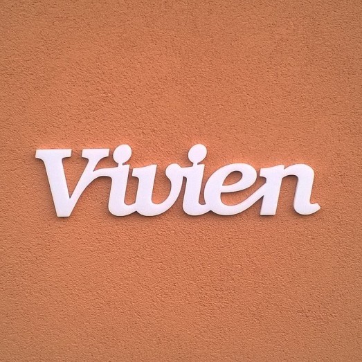 Vivien név felirat ajtóra vagy a gyermekszoba falára!