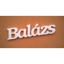 Balázs név felirat ajtóra vagy a gyermekszoba falára!