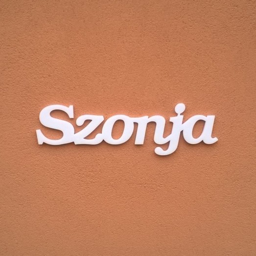 Szonja név felirat ajtóra vagy a gyermekszoba falára!