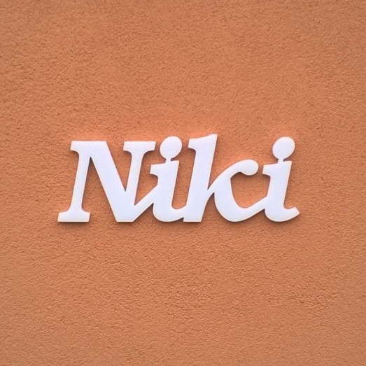 Niki név felirat ajtóra vagy a gyermekszoba falára!