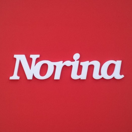 Norina név felirat ajtóra vagy a gyermekszoba falára!