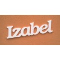 Izabel név felirat ajtóra vagy a gyermekszoba falára!