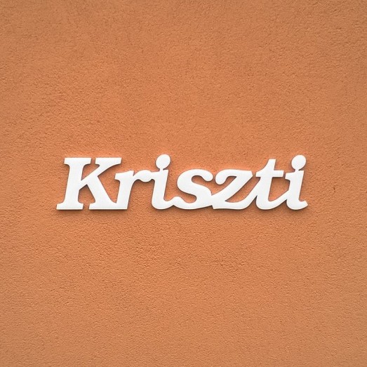 Kriszti név felirat ajtóra vagy a gyermekszoba falára!