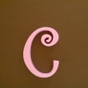 "C" dekor betű a TWISTY termékcsaládból.