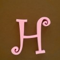 "H" dekor betű a TWISTY termékcsaládból.