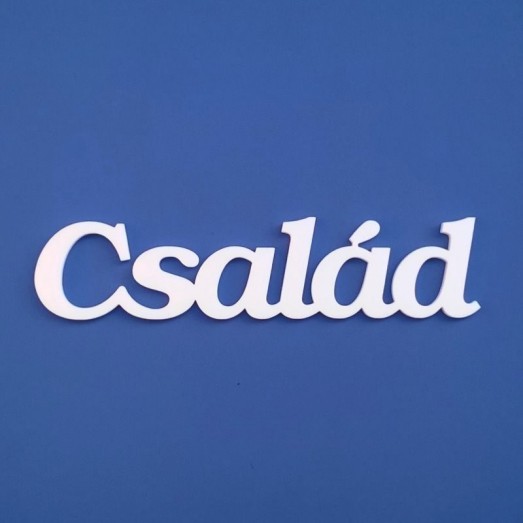Család felirat faldekorációs célra (termék) Család felirat faldekorációs célra