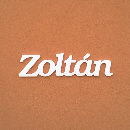 Zoltán név felirat ajtóra vagy a gyermekszoba falára!