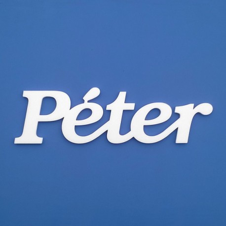 Péter név felirat ajtóra vagy a gyermekszoba falára!
