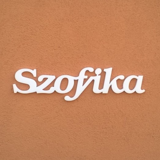 Szofika név felirat ajtóra vagy a gyermekszoba falára!