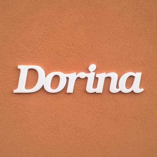 Dorina név felirat ajtóra vagy a gyermekszoba falára!