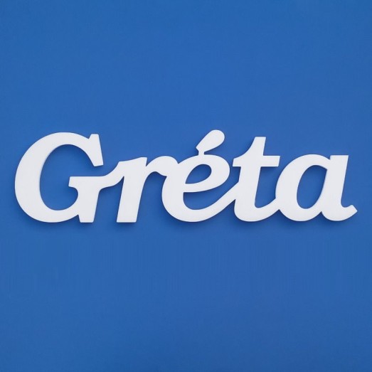 Gréta név felirat ajtóra vagy a gyermekszoba falára! (termék) Gréta név felirat ajtóra vagy a gyermekszoba falára!