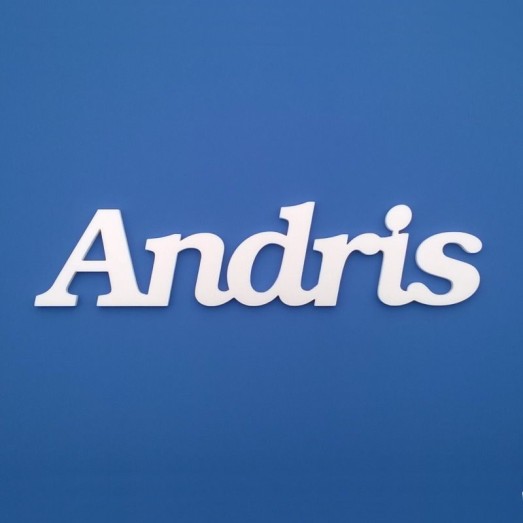 Andris név felirat ajtóra vagy a gyermekszoba falára! (termék) Andris név felirat ajtóra vagy a gyermekszoba falára!