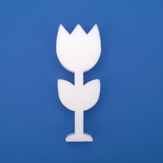 Tulipán alakú hungarocell dekoráció többféle méretben! (termék) Tulipán alakú hungarocell dekoráció többféle méretben!