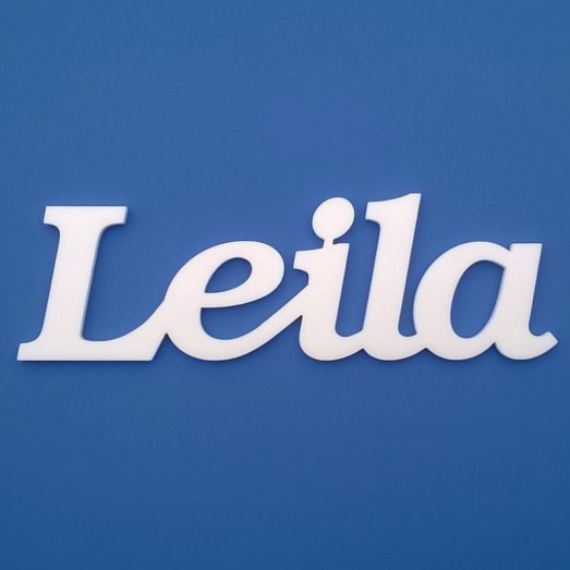 Leila név felirat ajtóra vagy a gyermekszoba falára!