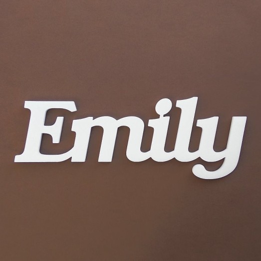 Emily név felirat ajtóra vagy a gyermekszoba falára!