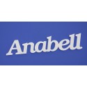 Anabell név felirat ajtóra vagy a gyermekszoba falára, akár ajándéknak is!