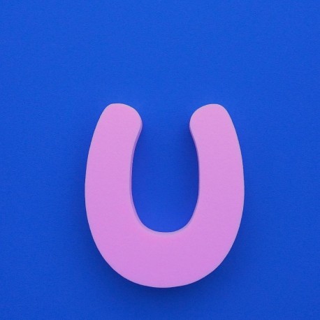 "U" dekorációs betű a SUZY termékcsaládból.