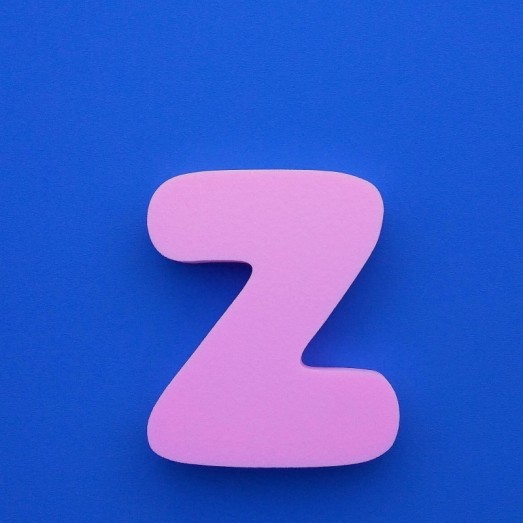 "Z" dekorációs betű a SUZY termékcsaládból.