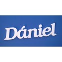 Így néz ki egy már elkészült Dániel név felirat. Te is rendelhetsz tetszőleges név feliratot!