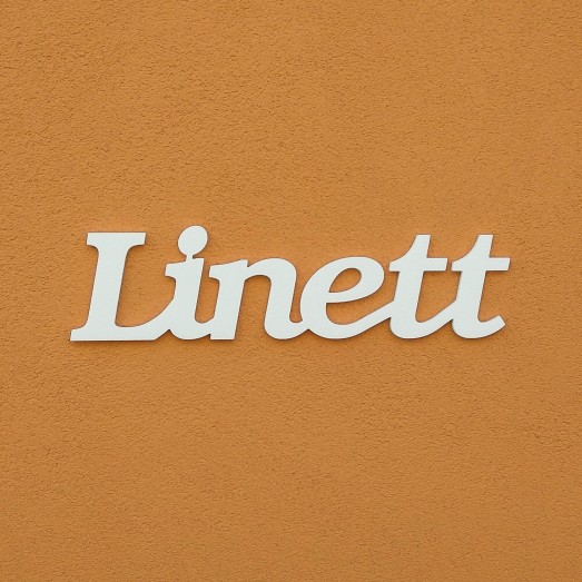 Linett név felirat ajtóra vagy a gyermekszoba falára!
