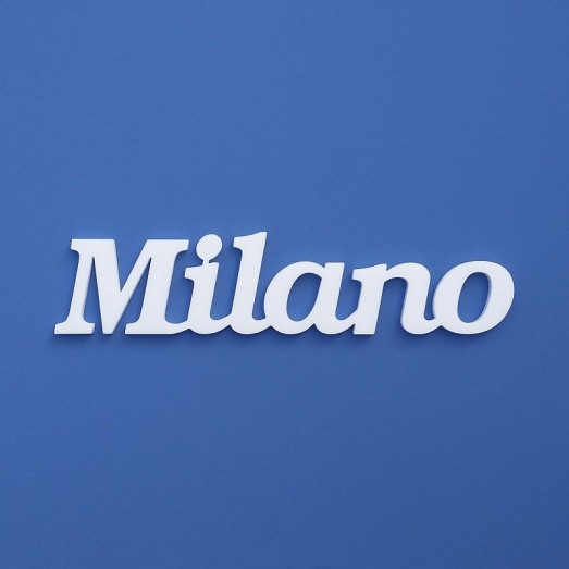 Milano felirat faldekorációs célra (termék) Milano felirat faldekorációs célra