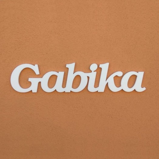 Gabika név felirat ajtóra vagy a gyermekszoba falára!