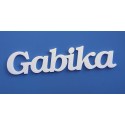 Gabika név felirat ajtóra vagy a gyermekszoba falára, akár ajándéknak is!