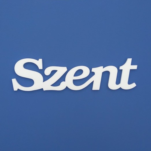 Szent felirat faldekorációs célra.