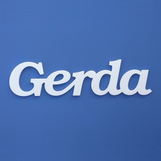 Gerda név felirat ajtóra vagy a gyermekszoba falára!
