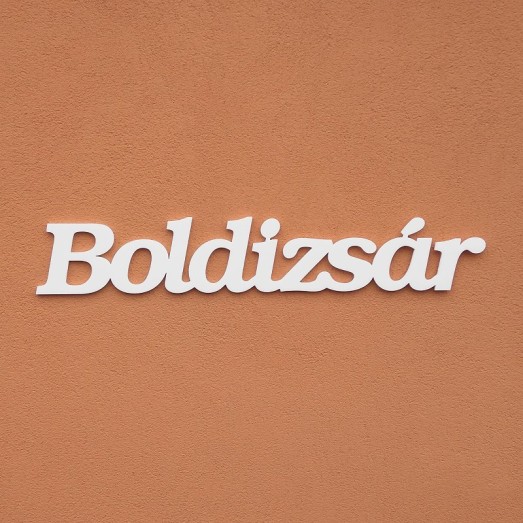 Boldizsár név felirat ajtóra vagy a gyermekszoba falára!