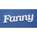Fanny név felirat ajtóra vagy a gyermekszoba falára, akár ajándéknak is!