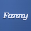 Fanny név felirat ajtóra vagy a gyermekszoba falára!