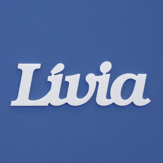 Lívia név felirat ajtóra vagy a gyermekszoba falára!