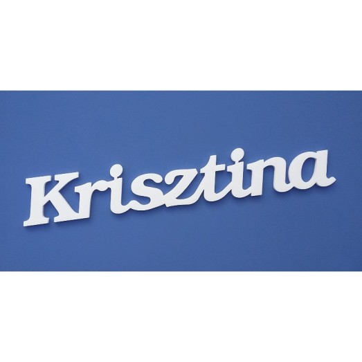 Krisztina név felirat ajtóra vagy a gyermekszoba falára!