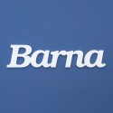 Barna név felirat ajtóra vagy a gyermekszoba falára!