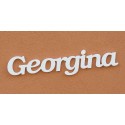 Georgina név felirat ajtóra vagy a gyermekszoba falára, akár ajándéknak is!