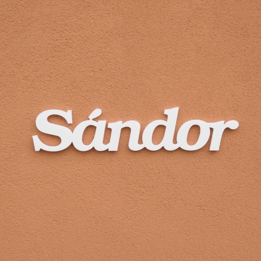 Sándor név felirat ajtóra vagy a gyermekszoba falára!