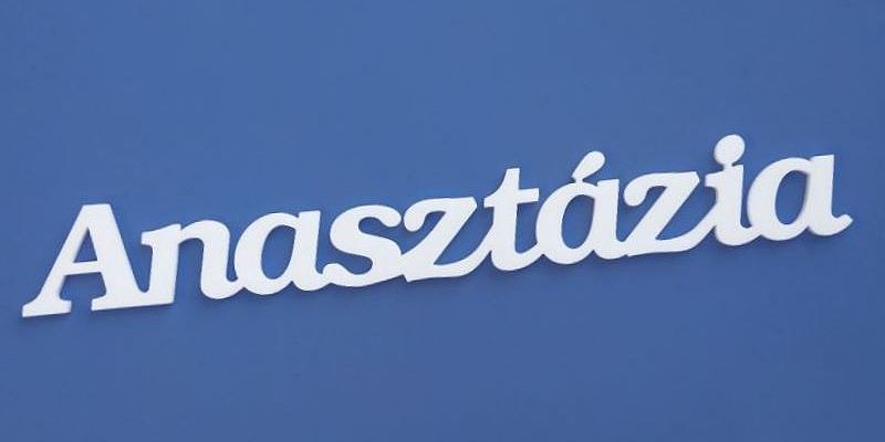 Anasztázia név felirat. Ajtóra vagy gyerekszoba falára felragasztható Anasztázia név felirat.