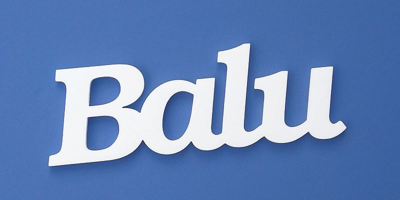 Balu név felirat. Ajtóra vagy gyerekszoba falára felragasztható Balu név felirat.
