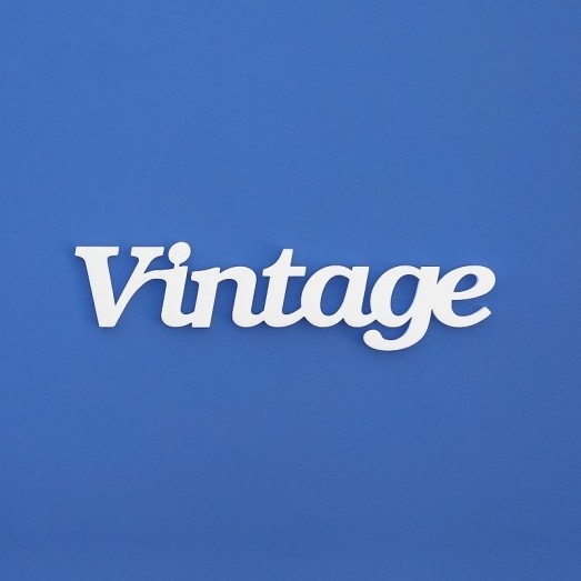 Vintage felirat faldekorációs célra