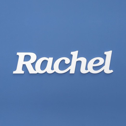 Rachel név felirat ajtóra vagy a gyermekszoba falára!