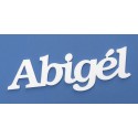 Abigél név felirat ajtóra vagy a gyermekszoba falára, akár ajándéknak is!