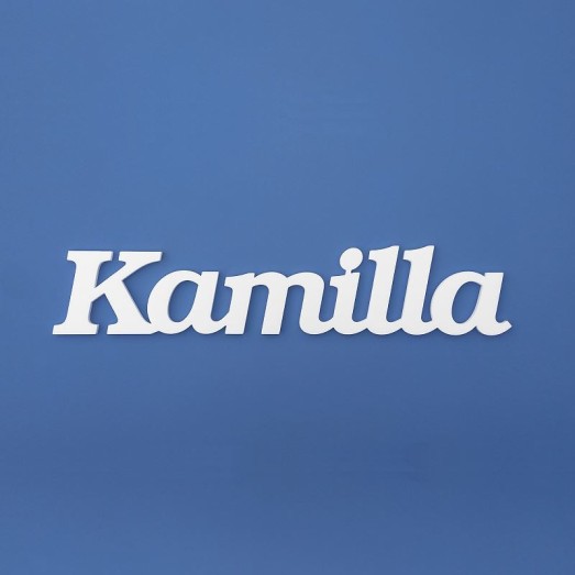 Kamilla név felirat ajtóra vagy a gyermekszoba falára!