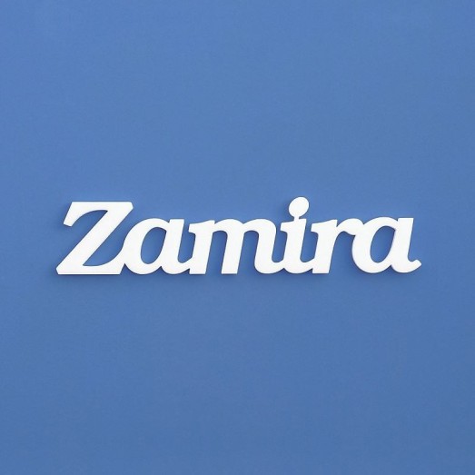 Zamira név felirat ajtóra vagy a gyermekszoba falára!