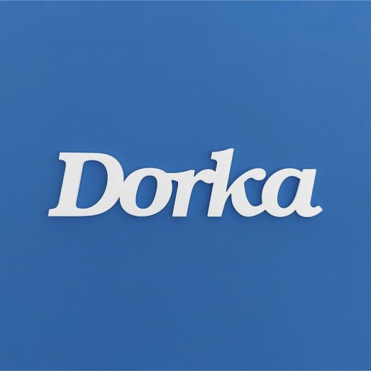 Dorka név felirat ajtóra vagy a gyermekszoba falára! (termék) Dorka név felirat ajtóra vagy a gyermekszoba falára!