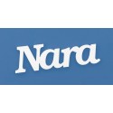 Nara név felirat ajtóra vagy a gyermekszoba falára, akár ajándéknak is!