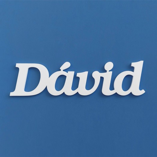 Dávid név felirat ajtóra vagy a gyermekszoba falára!