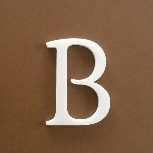 Dekorációs "B" betű a GABI termékcsaládból.
