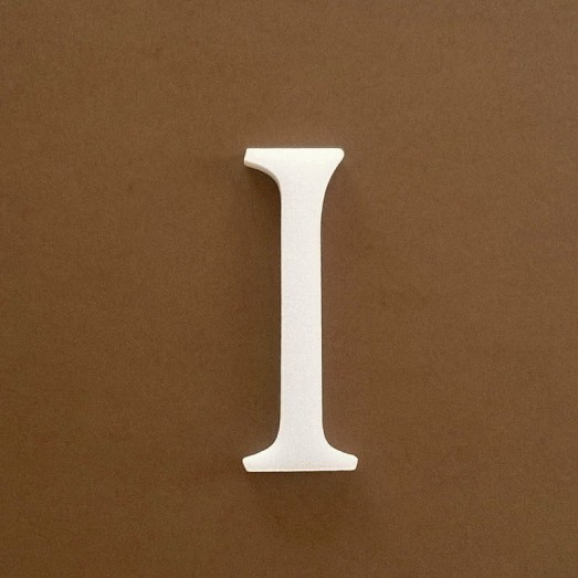 Dekorációs "I" betű a GABI termékcsaládból. (termék) Dekorációs "I" betű a GABI termékcsaládból.