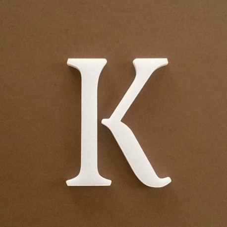 Dekorációs "K" betű a GABI termékcsaládból.